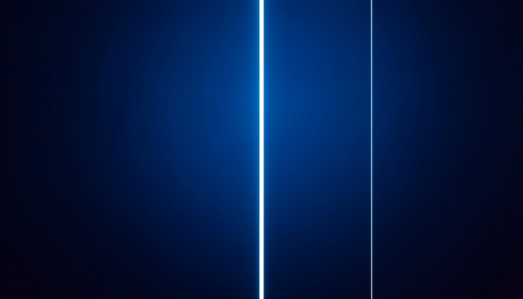 深い青色のグラデーション背景に白い光のラインが走る、現代的で落ち着いた雰囲気の抽象的なイメージ